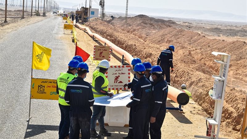 خطة توصيل الغاز لـ20