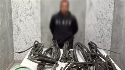 اتمسك بشيكارة أسلاك.. حرامي كابلات الألومنيوم في قبضة مباحث بولاق