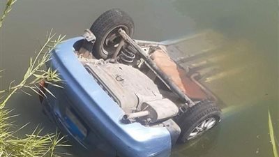 ذهبوا لإنقاذ مريض فانقلبت بهم الملاكي في ترعة المريوطية