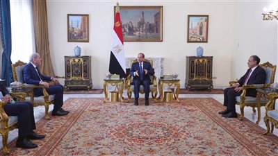 السيسي يستقبل وزير الخارجية الأردني لبحث جهود التهدئة في المنطقة