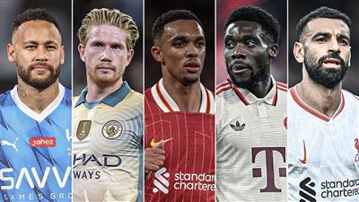 10 نجوم ينتهي عقودهم الصيف القادم على رأسهم محمد صلاح