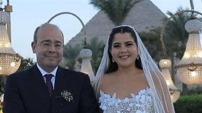 صور حفل زفاف ابنة رولا خرسا وعبد اللطيف المناوي.. المعازيم وزراء ومشاهير