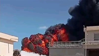 حريق مارينا اليوم.. النيران تلتهم محطة صرف والخسائر بالملايين