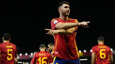 لابورت يقود المنتخب الإسباني للتقدم على صربيا بالشوط الأول بدوري الأمم الأوروبية