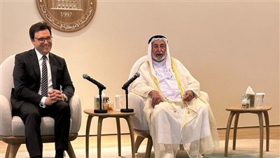 حاكم الشارقة بعد تسلمه جائزة النيل: لولا مصر ما كنت أنا 