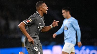 بهدف مبابي.. ريال مدريد يتقدم على سيلتا فيجو بالشوط الاول بالليجا