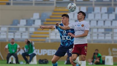 الأهرام ضد سيراميكا كليوباترا.. نهاية شوط المباراة الأول بالتعادل الإيجابي بالسوبر المصري