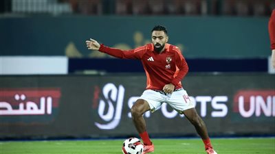 حسين الشحات يسجل الهدف الأول لصالح الأهلي أمام سيراميكا كليوباترا بالدوري 
