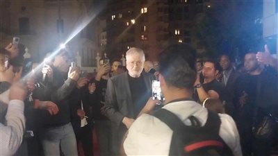 محمود قابيل يشارك في عزاء مصطفى فهمي (صور)