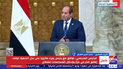 الرئيس السيسي: نبذل كل الجهود لوقف إطلاق النار في غزة ولبنان