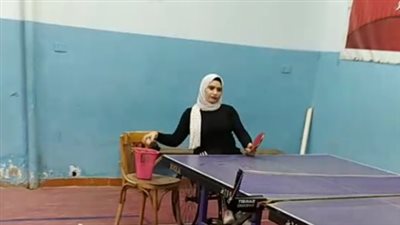 رسالة أمل.. فريق تنس الطاولة النسائي لذوات الهمم بالشرقية يتحدى الإعاقة