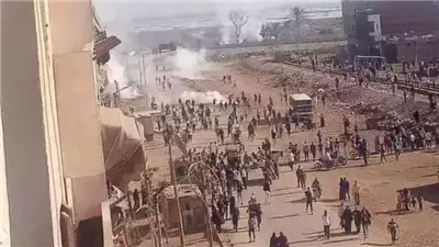 أحداث المطرية اليوم.. فض تجمهر عدد من الأهالي ووعود بإصلاح الطريق