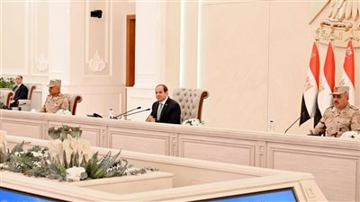 رسائل الرئيس السيسي اليوم خلال اجتماعه مع قادة القوات المسلحة |فيديو