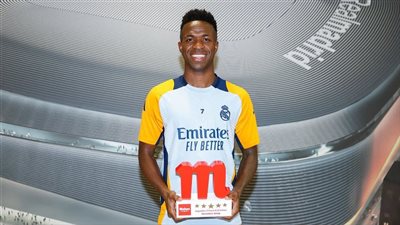 فينيسيوس جونيور يحقق جائزة لاعب الشهر بريال مدريد