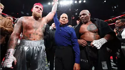 إيقاف مايك تايسون وجيك بول عن ممارسة رياضة الملاكمة رسميا.. ماذا حدث؟