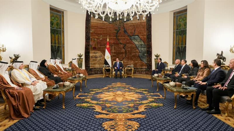 الرئيس السيسي يستقبل