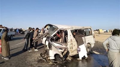 حادث طريق إسكندرية مطروح اليوم.. مصرع وإصابة 10 في اصطدام ملاكي بميكروباص