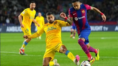 شوط أول سلبي بين برشلونة ولاس بالماس في الدوري الإسباني