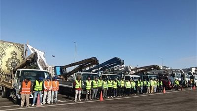 العبور تستعد لأمطار الشتاء.. روافع الصرف والفرق المتخصصة جاهزة | صور