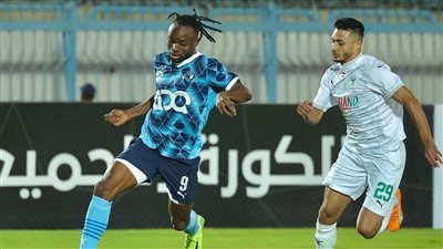 متعة بدون أهداف بالشوط الأول من مباراة بيراميدز والمصري البورسعيدي بالدوري الممتاز