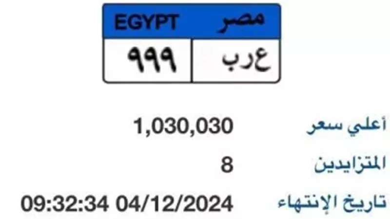 لوحة سيارة ع ر ب-