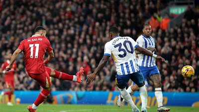 شاهد الهدف الصاروخي لمحمد صلاح الفائز بجائزة أفضل هدف في ليفربول لشهر نوفمبر(فيديو)