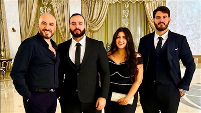 أولاد مجدي الهواري يخطفون الأنظار في أحدث ظهور