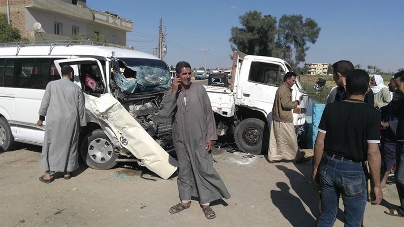 حادث الفيوم اليوم
