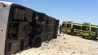 بالأسماء .. ضحايا انقلاب أتوبيس على طريق الأسكندرية