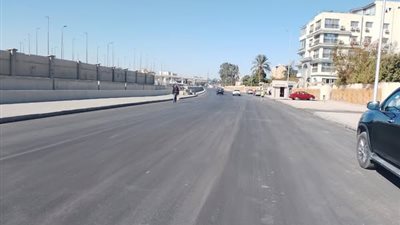 فتح طريق مصر اسكندرية الصحراوي في المنطقة المقابلة للمتحف المصري الكبير