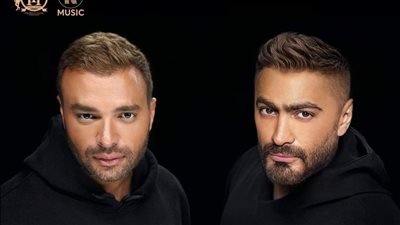 أغنية تامر حسني ورامي صبري .. فعلا مبيتنسيش جرعة نكد تسكب دموع القلب (فيديو)