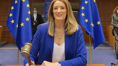 رئيسة البرلمان الأوروبي: حريصون على تعزيز التنسيق والتشاور مع مصر في جميع القضايا