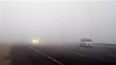 بعد تلاشي الشبورة، المرور تعيد فتح طريق مصر إسكندرية الصحراوي 