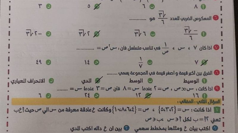 تسريب امتحانات الصف