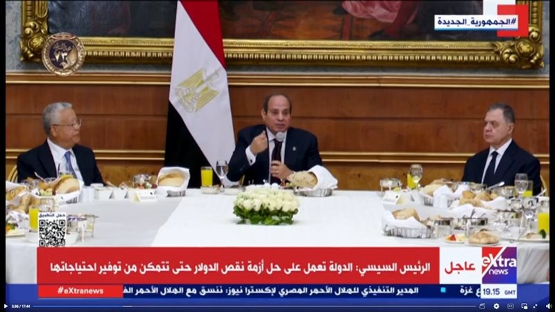 الرئيس السيسي خلال