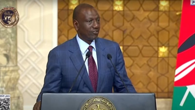 الرئيس الكيني وليام