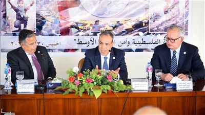 بدر عبد العاطي يلقي الكلمة الافتتاحية للمؤتمر السنوي للمجلس المصري للشئون الخارجية