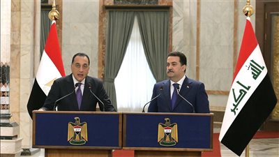 نص كلمة مصطفى مدبولي اليوم خلال المؤتمر الصحفي المشترك مع نظيره العراقي