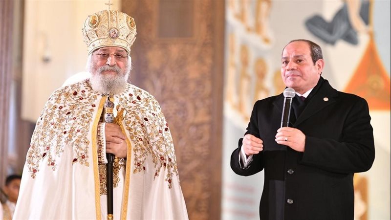 الرئيس السيسي والبابا