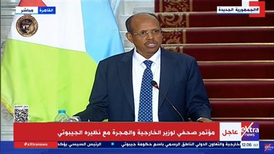 وزير الخارجية الجيبوتي: الرئيس السيسي استطاع الحفاظ على أمن مصر في هذه المنطقة المضطربة