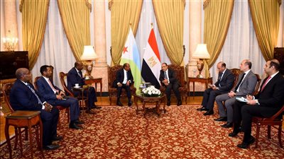 مباحثات مصرية جيبوتية لتعزيز التعاون في المجالات الاقتصادية والإقليمية