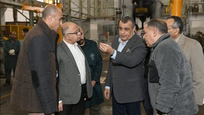 وزير الدولة للإنتاج الحربي يجري جولة مفاجئة لـ شركة حلوان للصناعات الهندسية