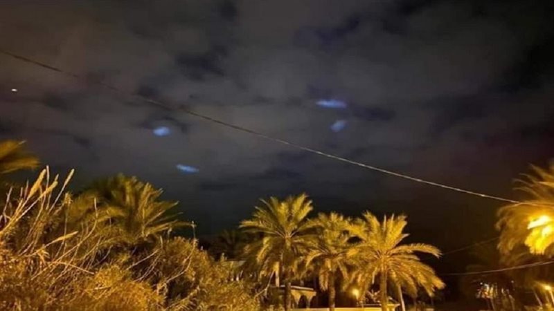 أضواء غريبة فى سماء