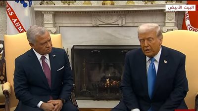 العاهل الأردني بعد وصوله البيت الأبيض: سنستقبل 2000 طفل مريض من غزة