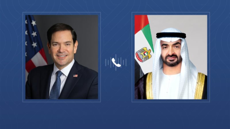 رئيس الإمارات يتلقى
