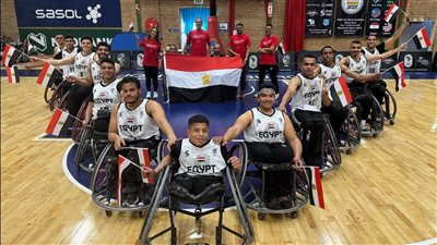 منتخب مصر لكرة السلة يحصد برونزية بطولة إفريقيا للسلة للكراسي المتحركة