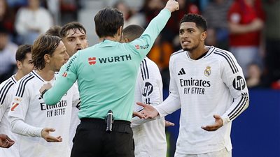 متأملًا في تخفيف العقوبة.. ريال مدريد يستأنف ضد طرد بيلينجهام 