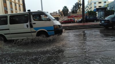 رفع حالة الطوارئ في دمياط بسبب الأمطار الغزيرة