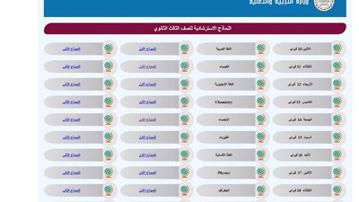 النماذج الاسترشادية للثانوية العامة 2025 .. إليك الرابط 