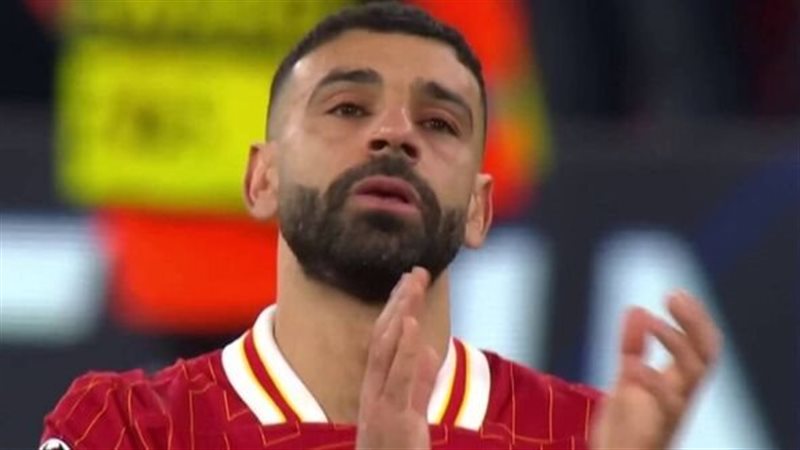 محمد صلاح يبكي بعد